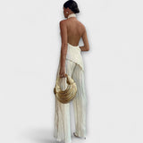 Sylvia | Elegante set asimmetrico plissettato — 2