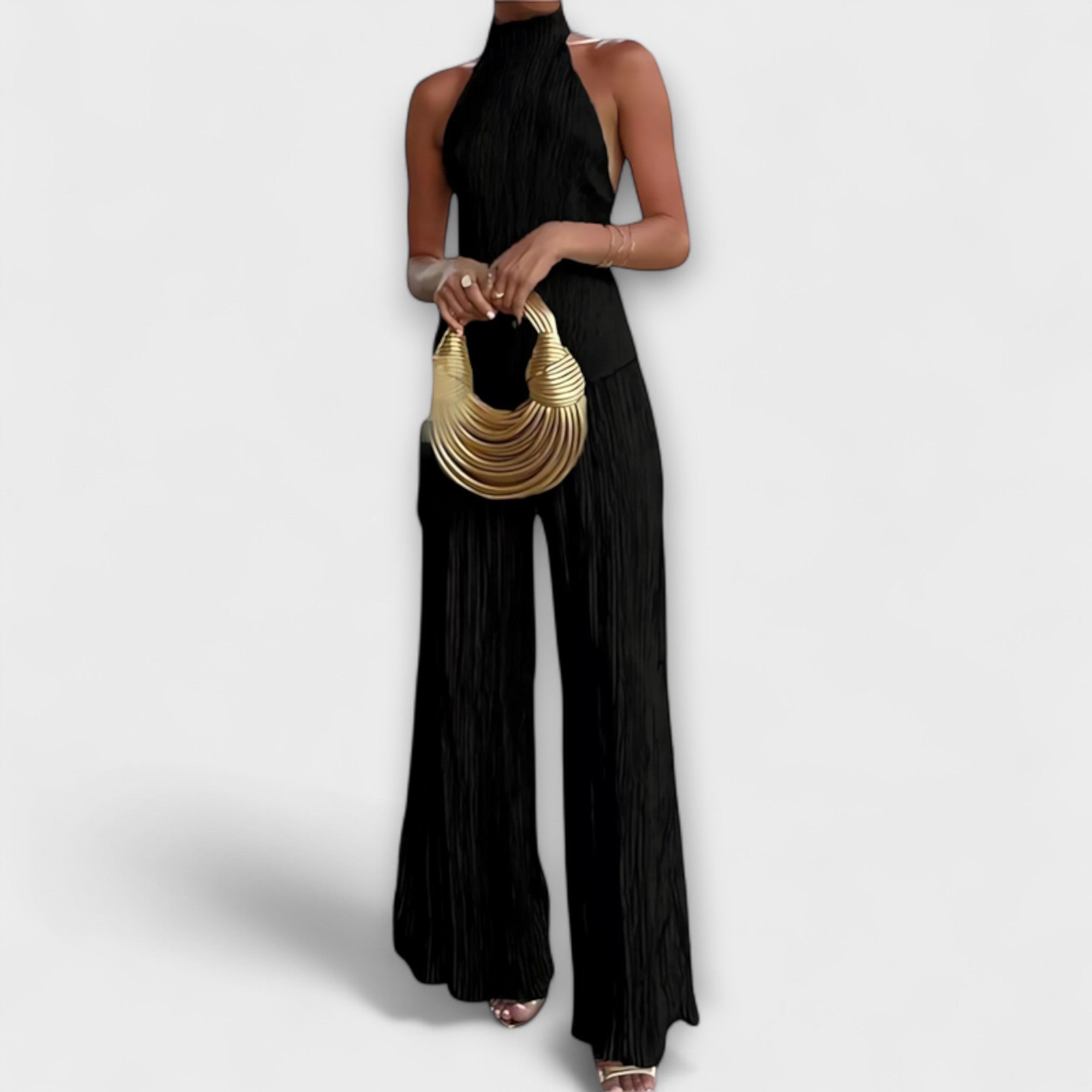 Sylvia | Elegante set asimmetrico plissettato — 4