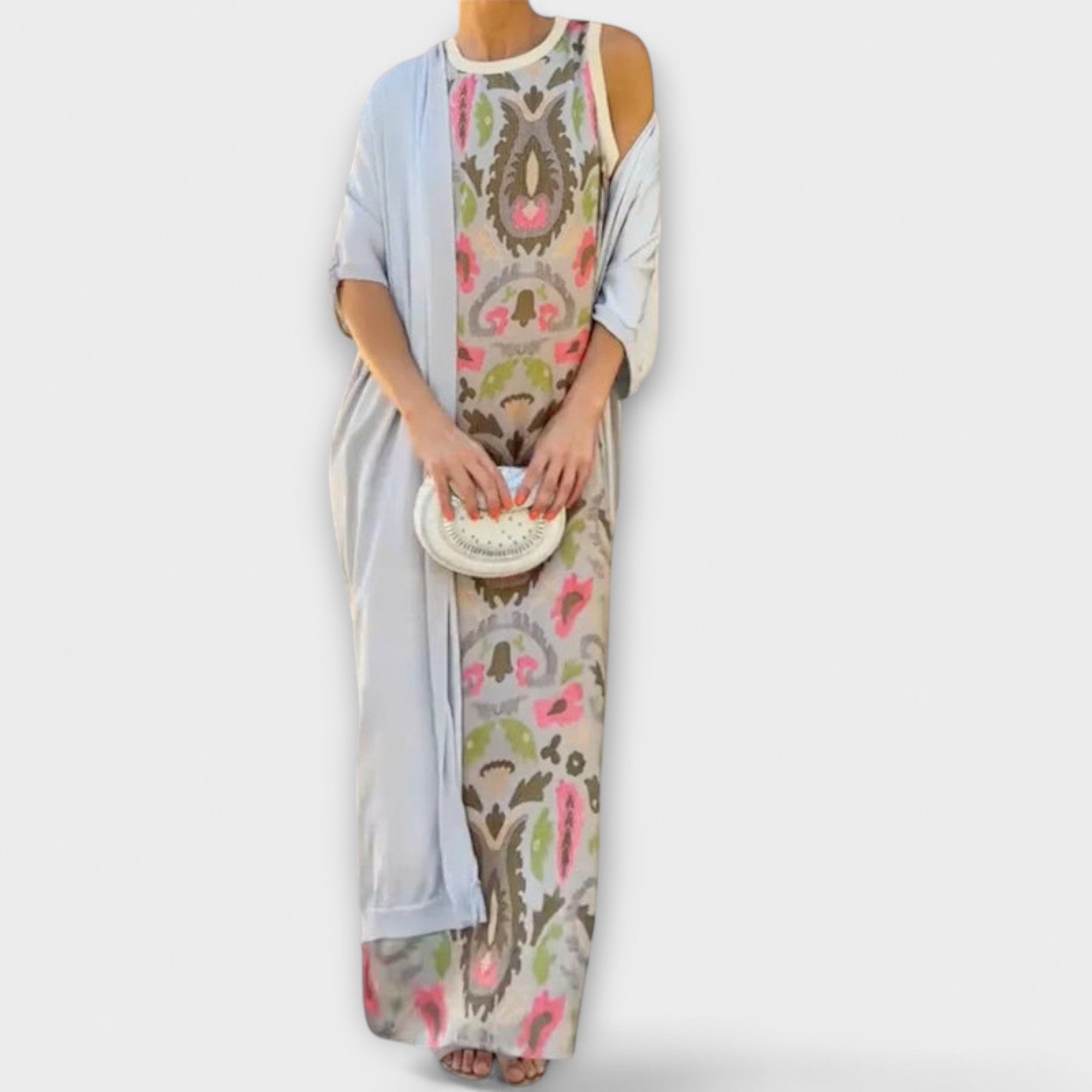 Lilly | Abito lungo con cardigan coordinato — 4