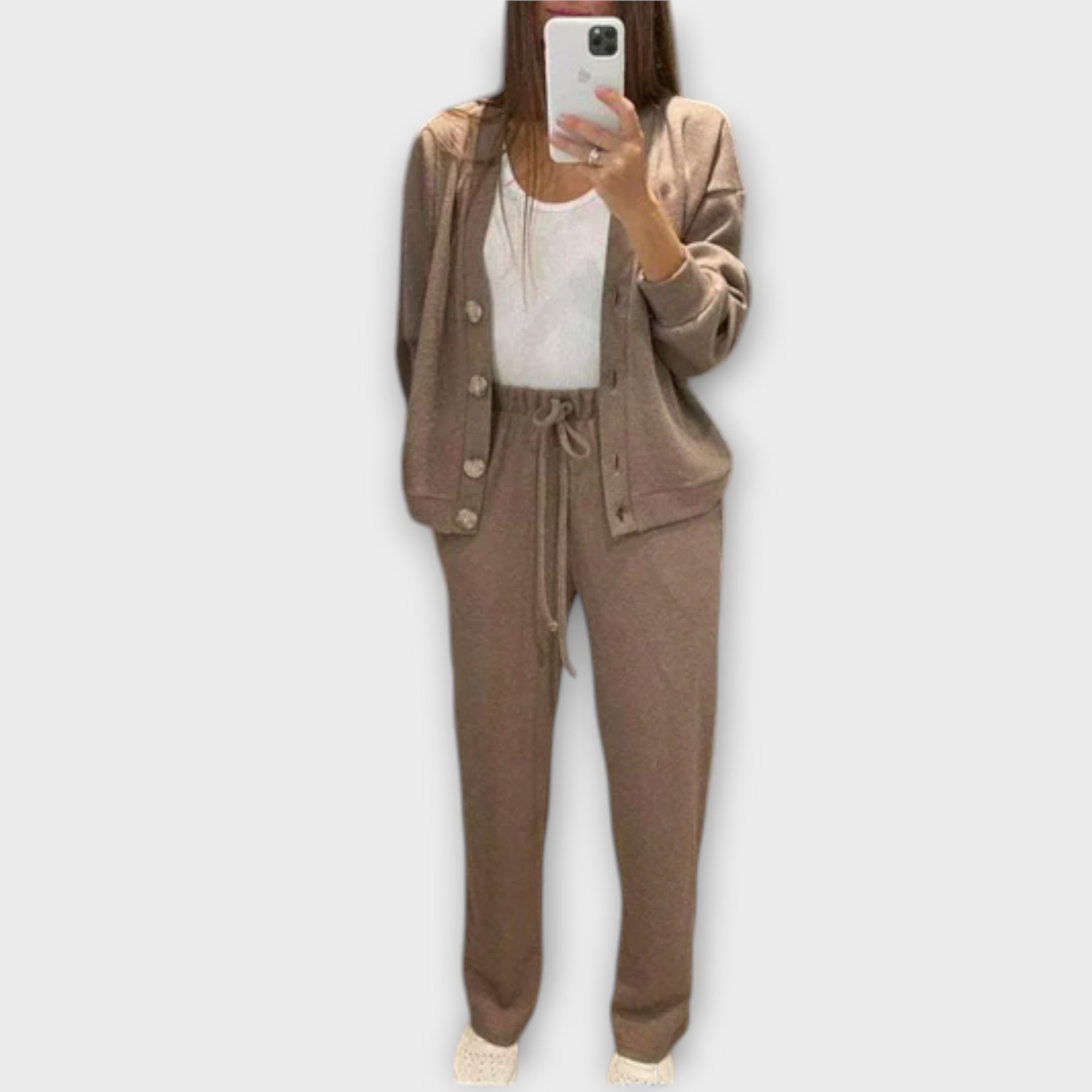 Henrike | Set cardigan e pantaloni — 5