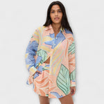 Elfriede | Set corto con stampa di foglie tropicali di Playa Boyfriend — 3