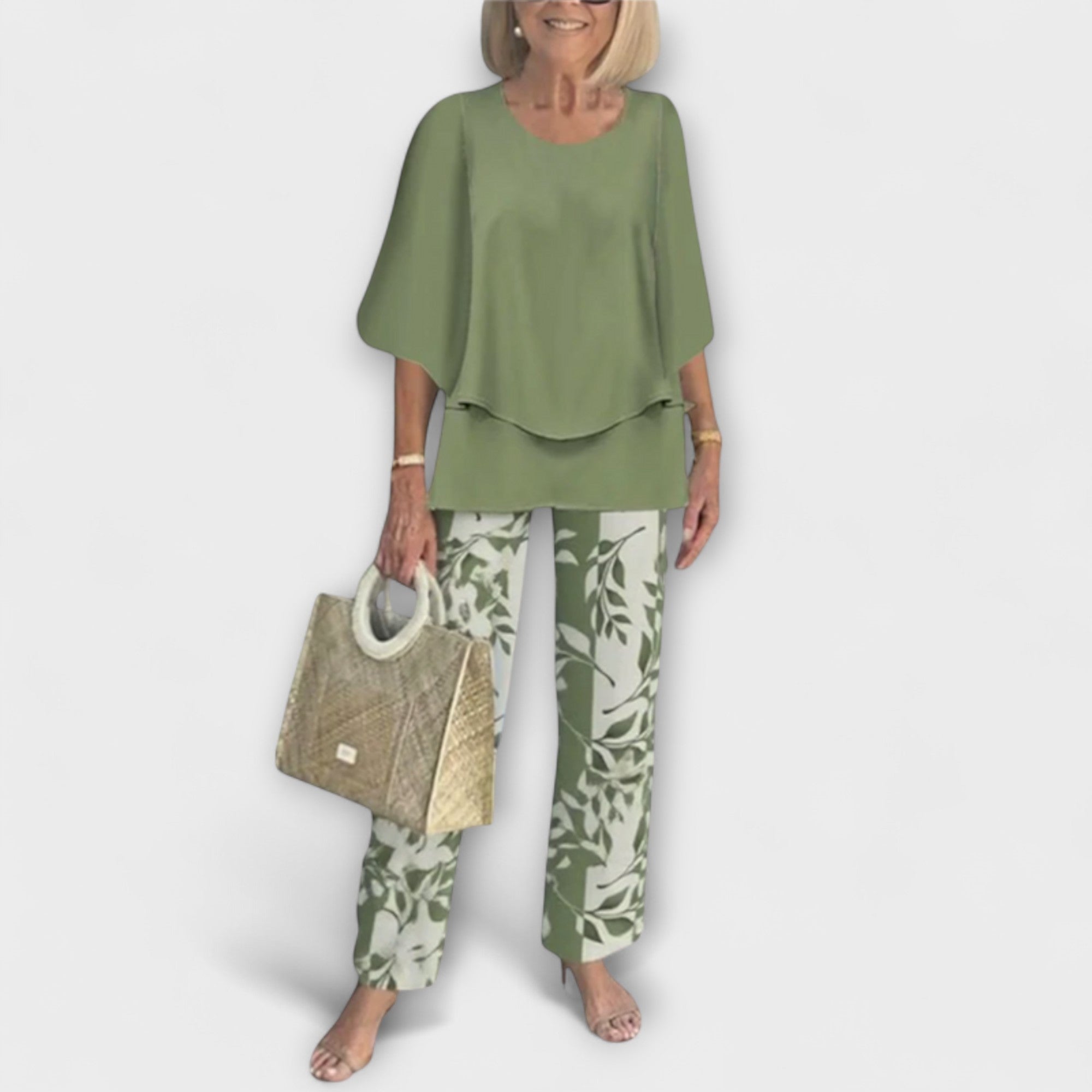 Clara | Completo moderno con comoda camicetta e pantaloni — 1