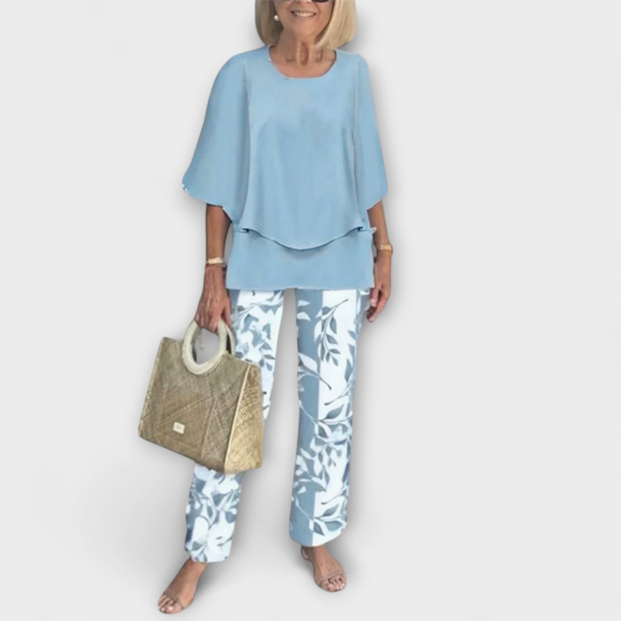 Clara | Completo moderno con comoda camicetta e pantaloni — 2