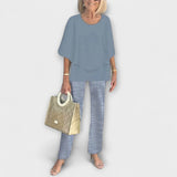 Clara | Completo moderno con comoda camicetta e pantaloni — 3