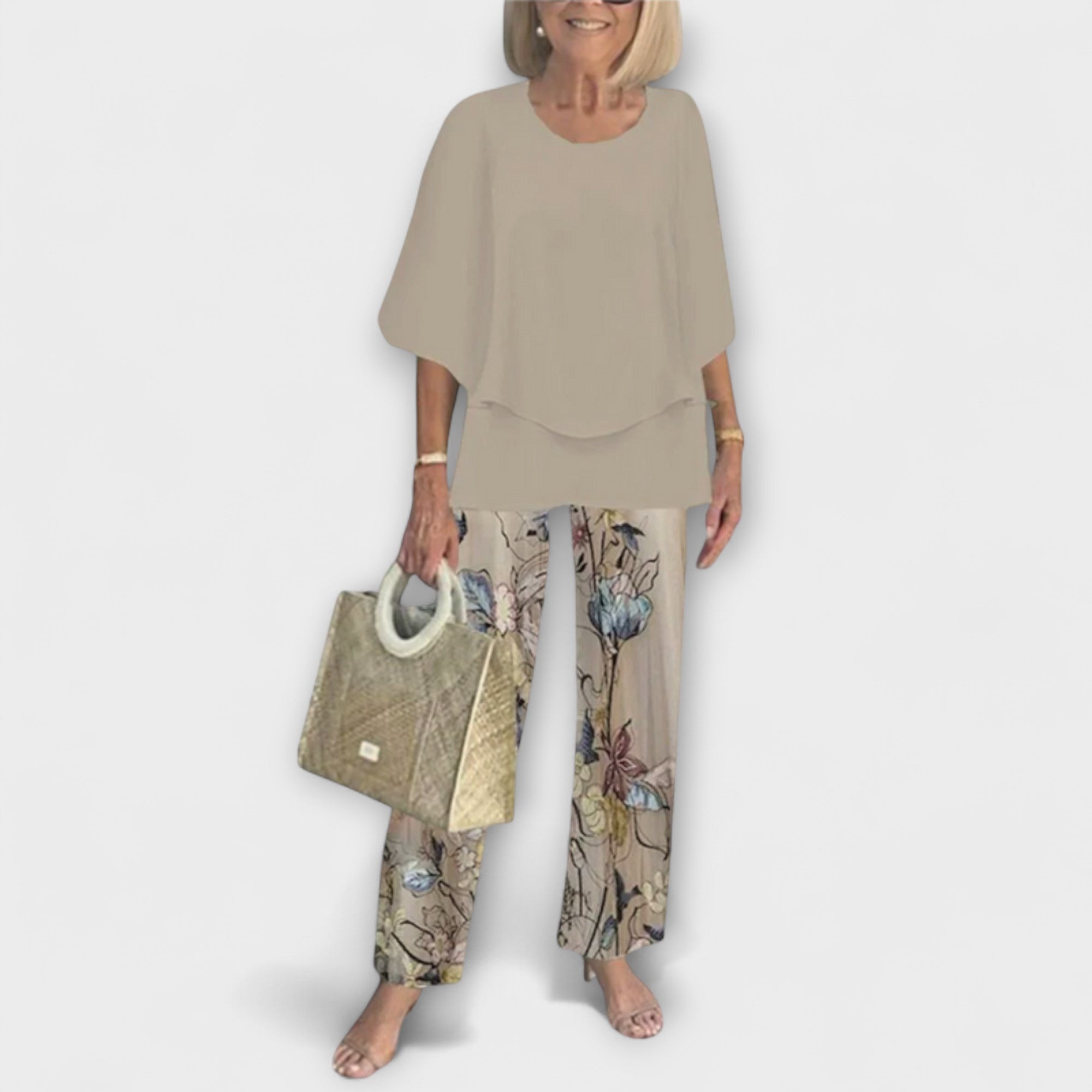 Clara | Completo moderno con comoda camicetta e pantaloni — 4