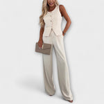 Christine | Completo top senza maniche e pantaloni chic — 1