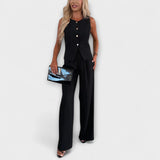 Christine | Completo top senza maniche e pantaloni chic — 3