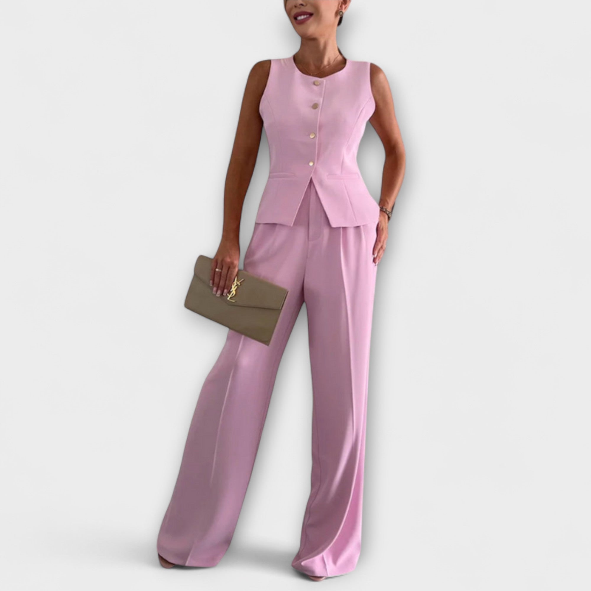 Christine | Completo top senza maniche e pantaloni chic — 5