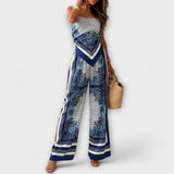 Rita | Elegante set gilet e pantaloni con lacci — 1