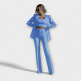 Simone | Elegante set da 3 pezzi (giacca, top, pantaloni) — 2