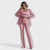 Simone | Elegante set da 3 pezzi (giacca, top, pantaloni) — 4
