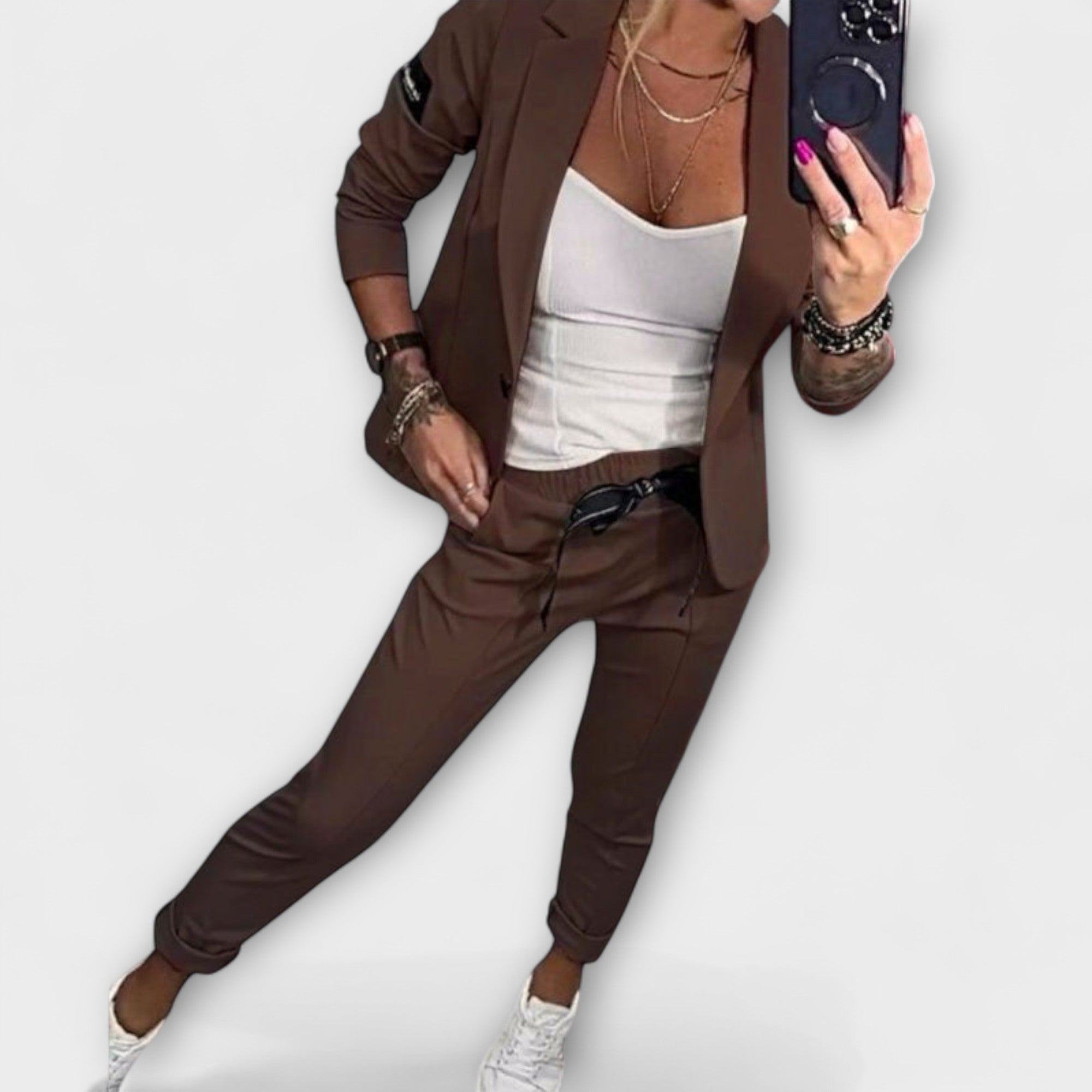 Klara | Set coordinato composto da top, giacca e pantaloni — 2