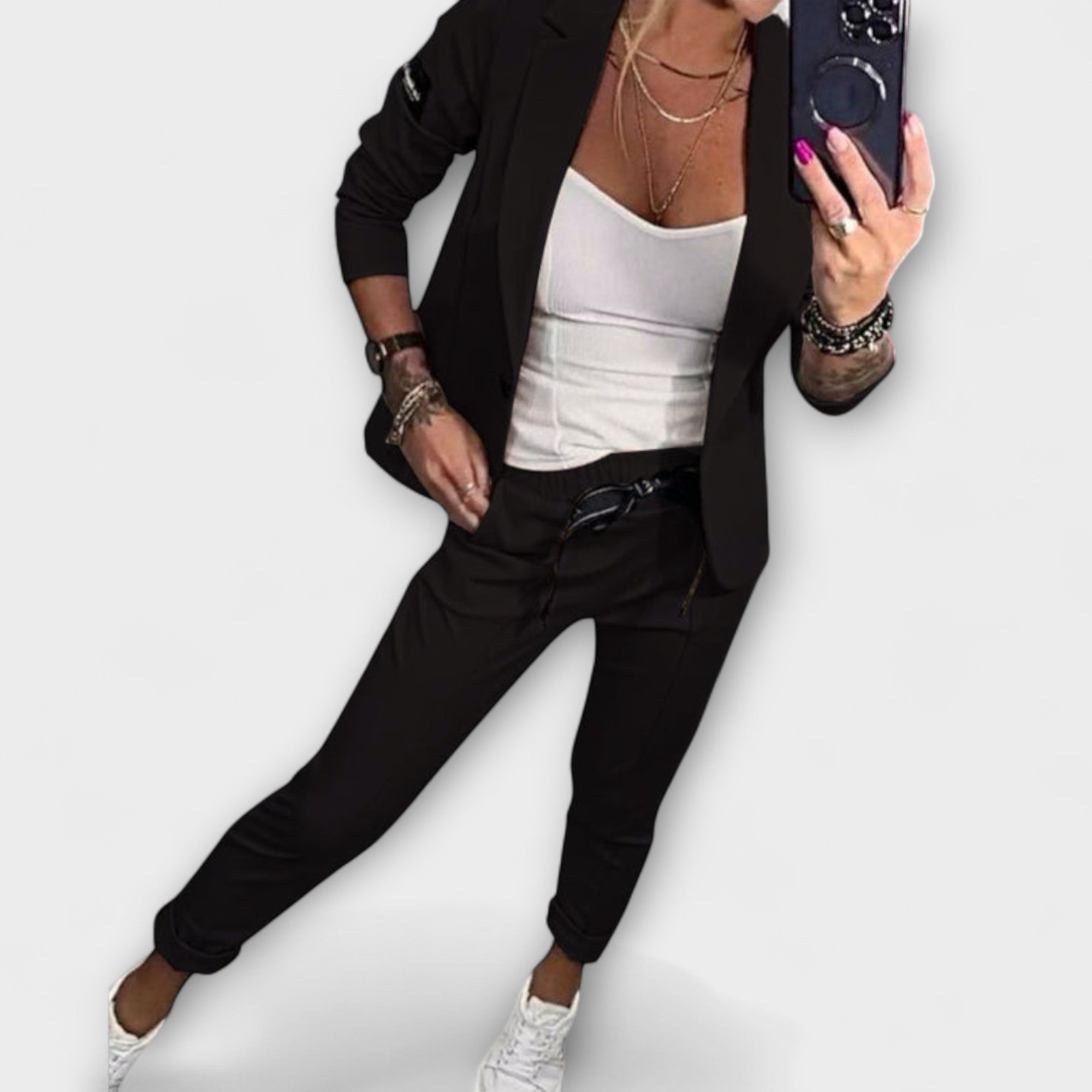 Klara | Set coordinato composto da top, giacca e pantaloni — 5