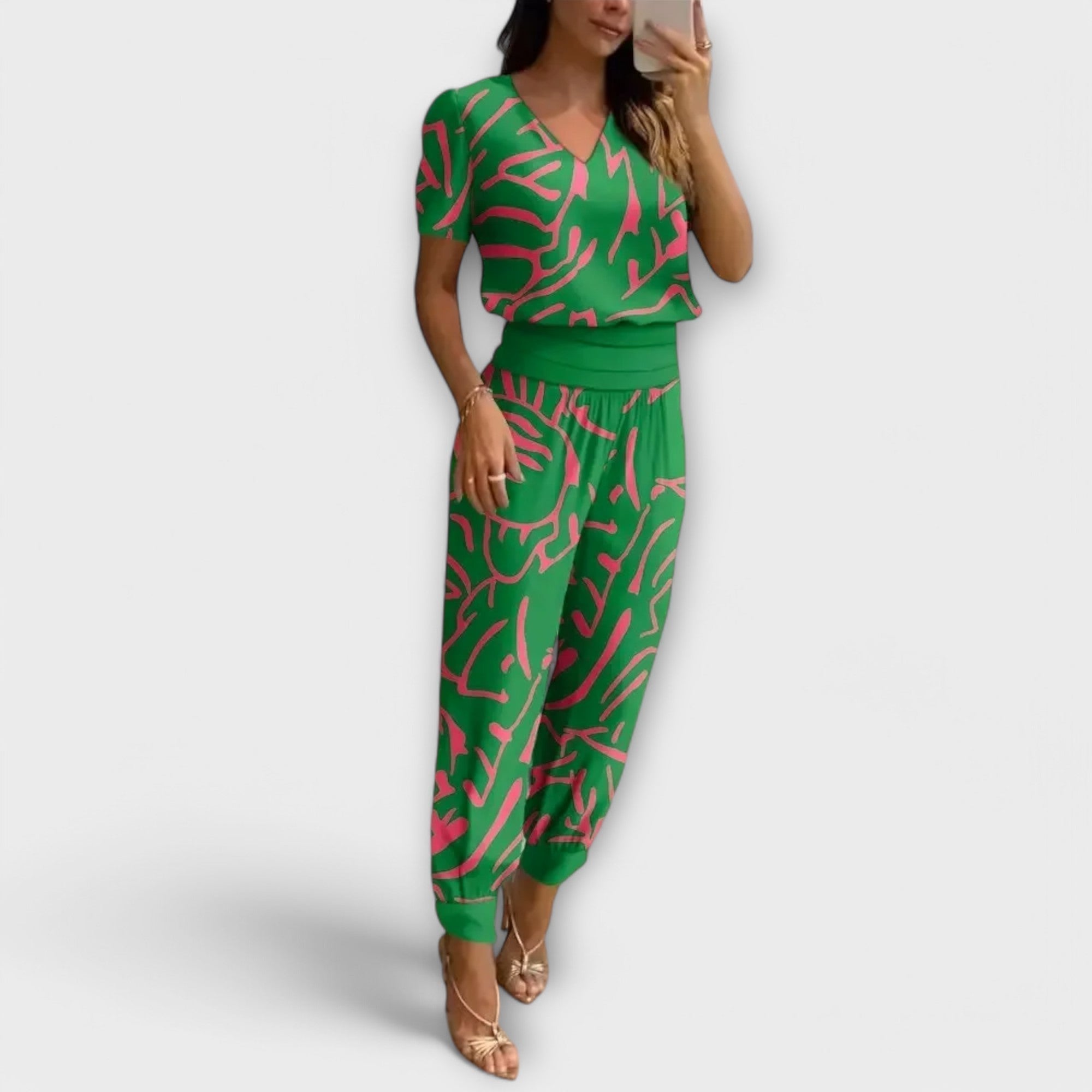 Nora | Completo top e pantaloni eleganti — 1