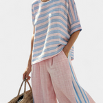 Pia | Set di biancheria in bambù rosa — 3