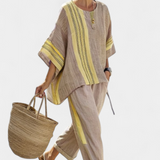 Lisa | Set boho in lino e bambù — 7