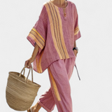 Lisa | Set boho in lino e bambù — 8