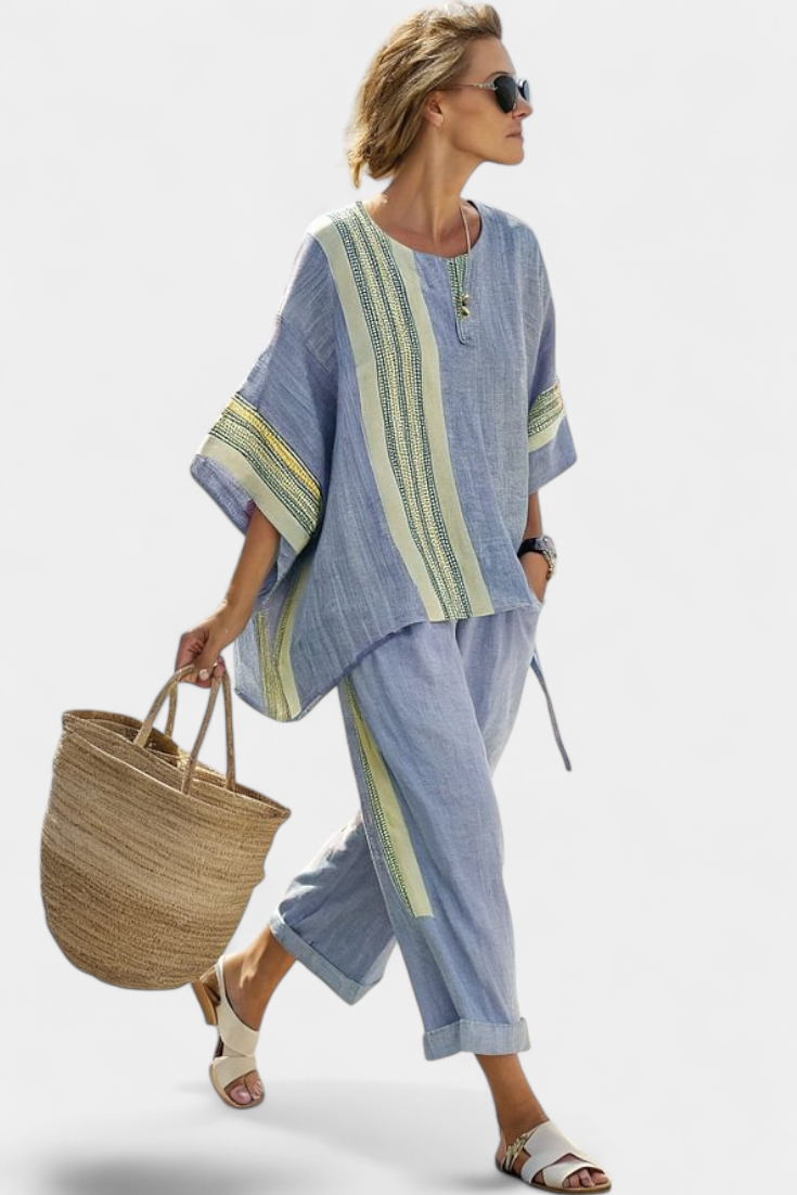 Lisa | Set boho in lino e bambù — 9
