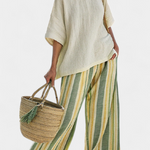 Gudrun | Set di biancheria in bambù color oliva — 2