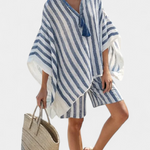 Edith | Set blusa a righe e pantaloncini — 2