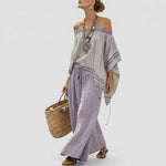Rosemarie | completo boho con spalle scoperte — 1