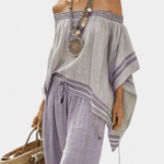 Rosemarie | completo boho con spalle scoperte — 3