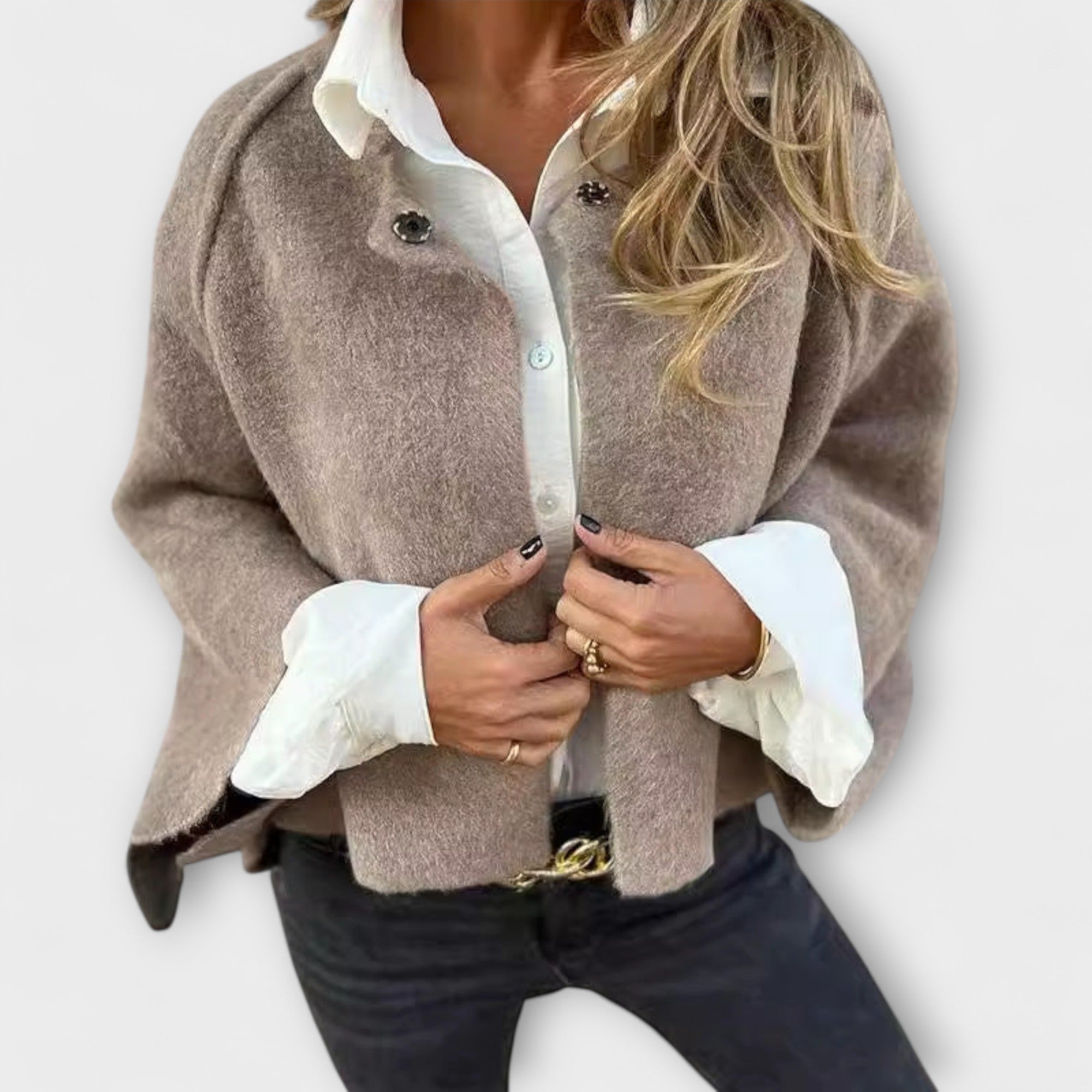 Vivien | Giacca corta ed elegante con girocollo — 1