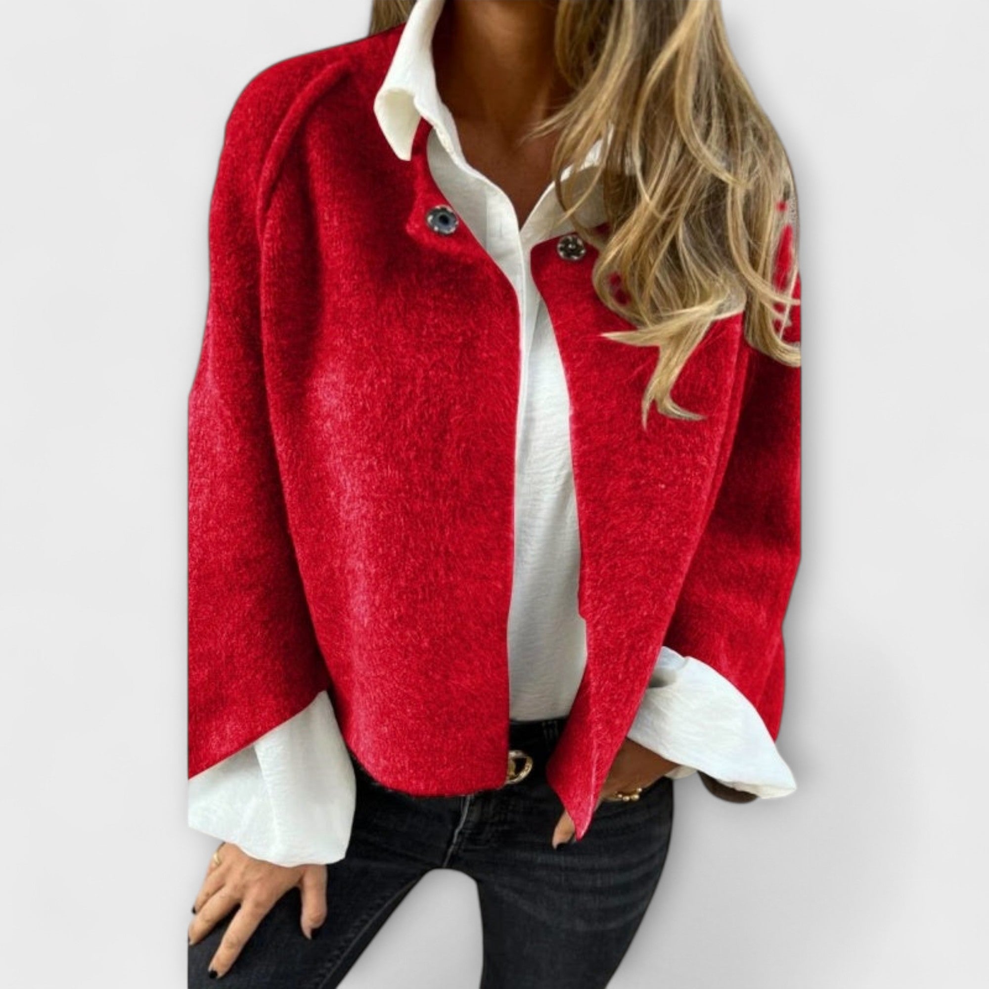Vivien | Giacca corta ed elegante con girocollo — 7
