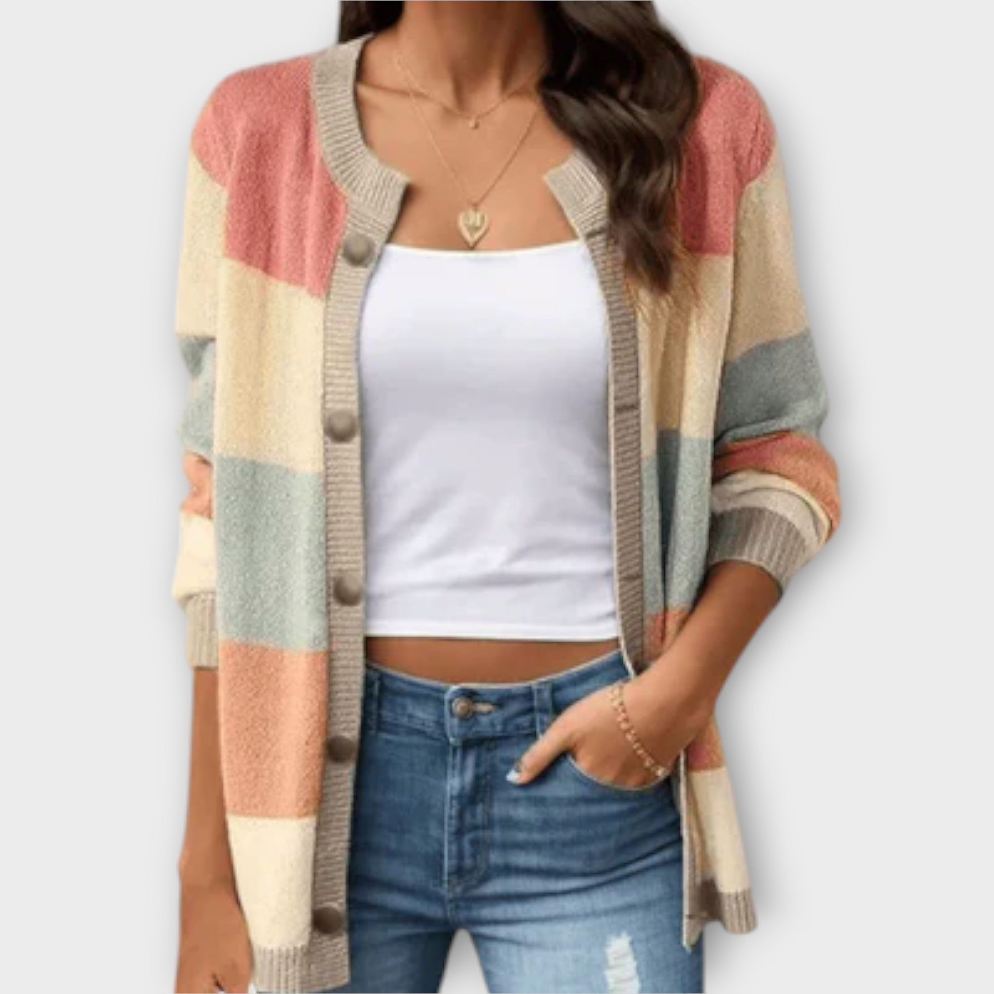 Verena | Cardigan a righe — 1