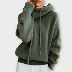 Anne-Sophie | Calda felpa con cappuccio oversize — 1