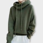 Anne-Sophie | Calda felpa con cappuccio oversize — 2