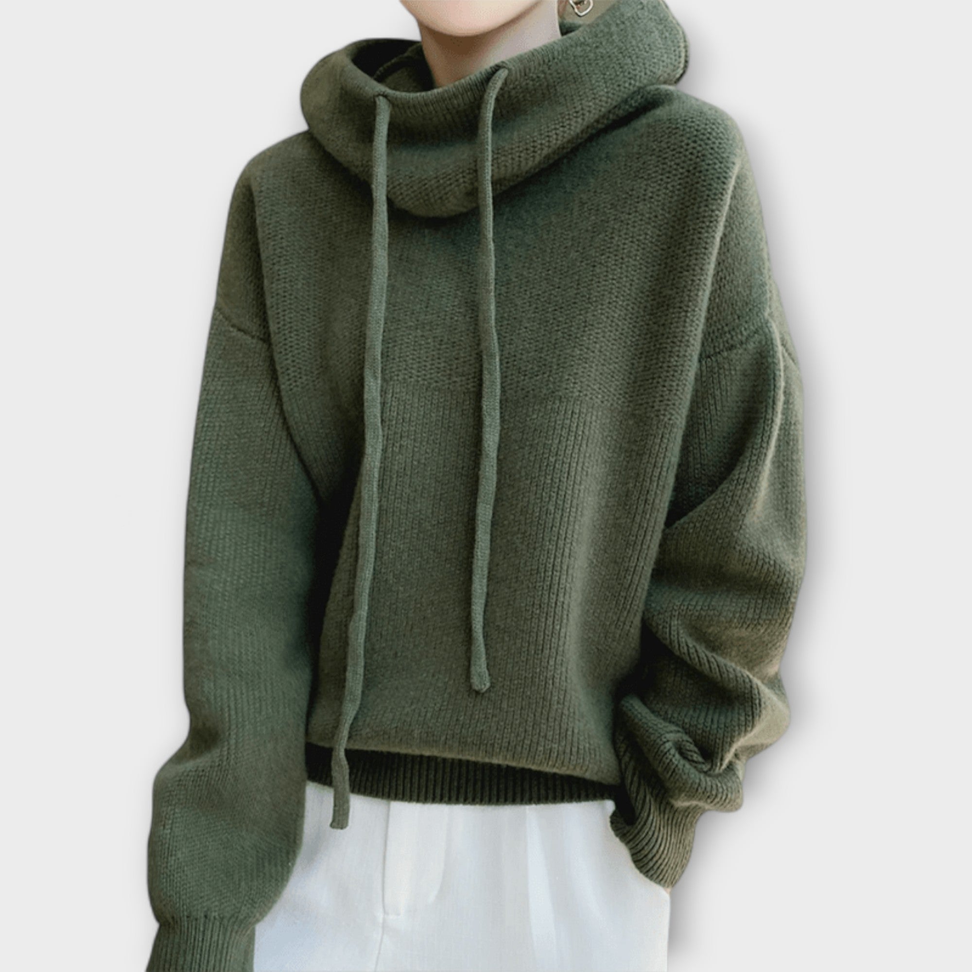 Anne-Sophie | Calda felpa con cappuccio oversize — 2