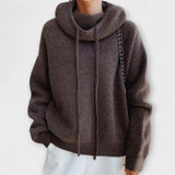 Anne-Sophie | Calda felpa con cappuccio oversize — 3