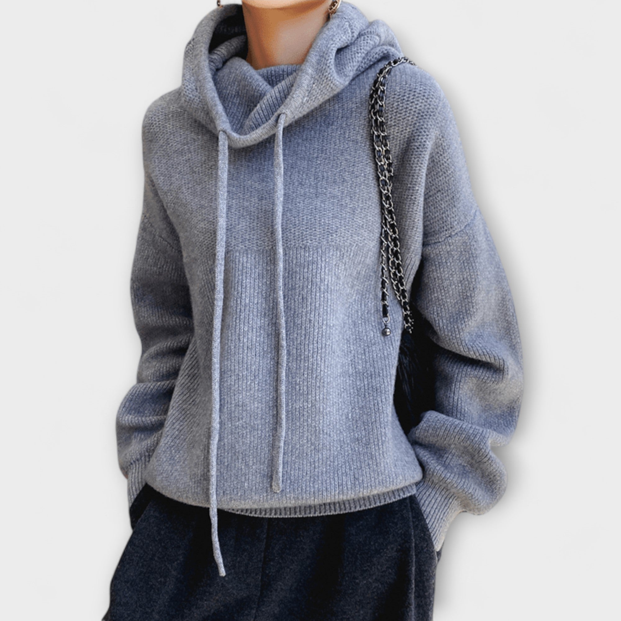 Anne-Sophie | Calda felpa con cappuccio oversize — 6
