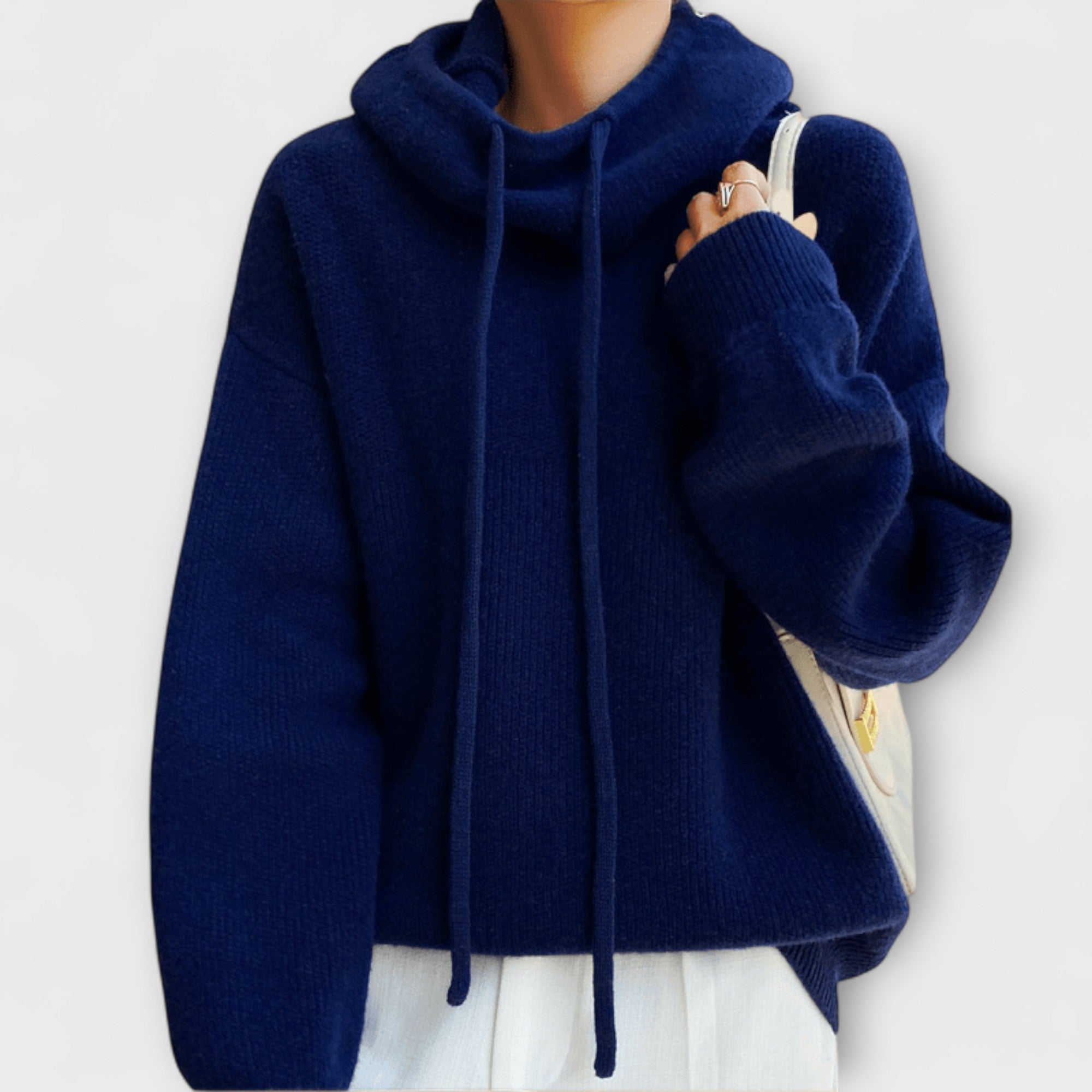 Anne-Sophie | Calda felpa con cappuccio oversize — 7