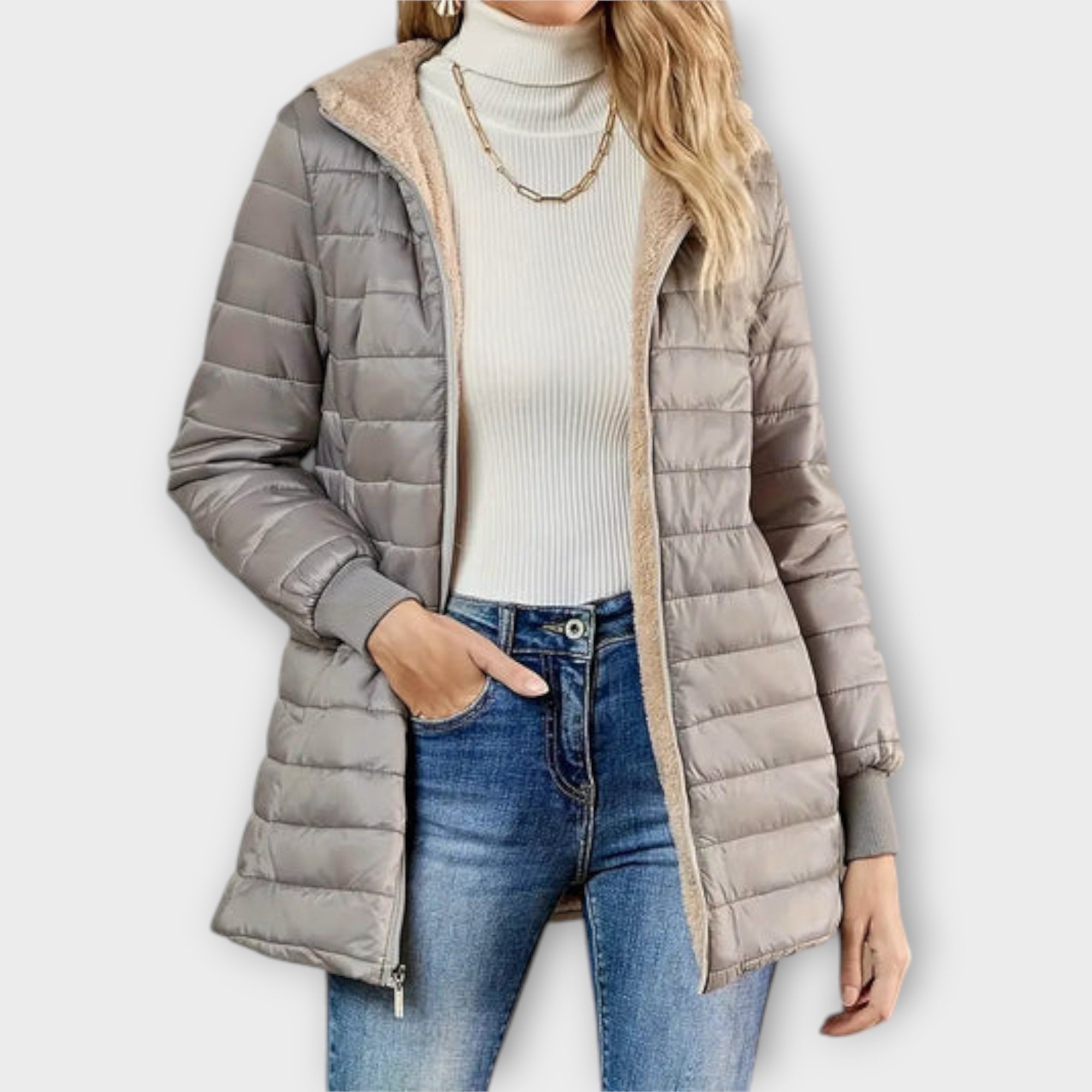 Saskia | Giacca invernale casual da donna — 1