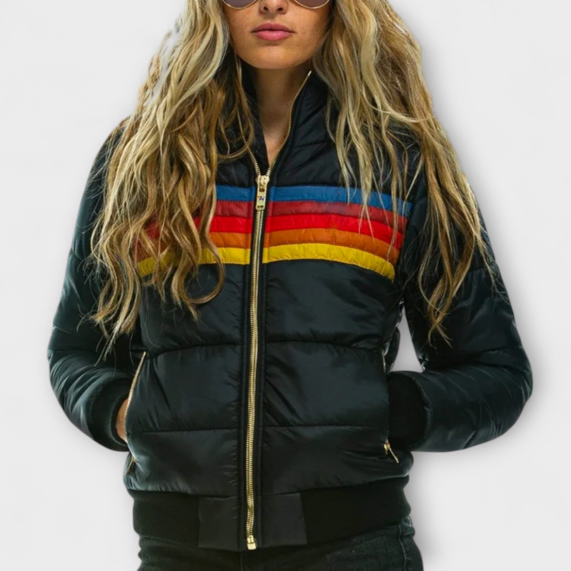 Lieselotte | Parka retrò da donna con cappuccio in pelliccia sintetica — 3