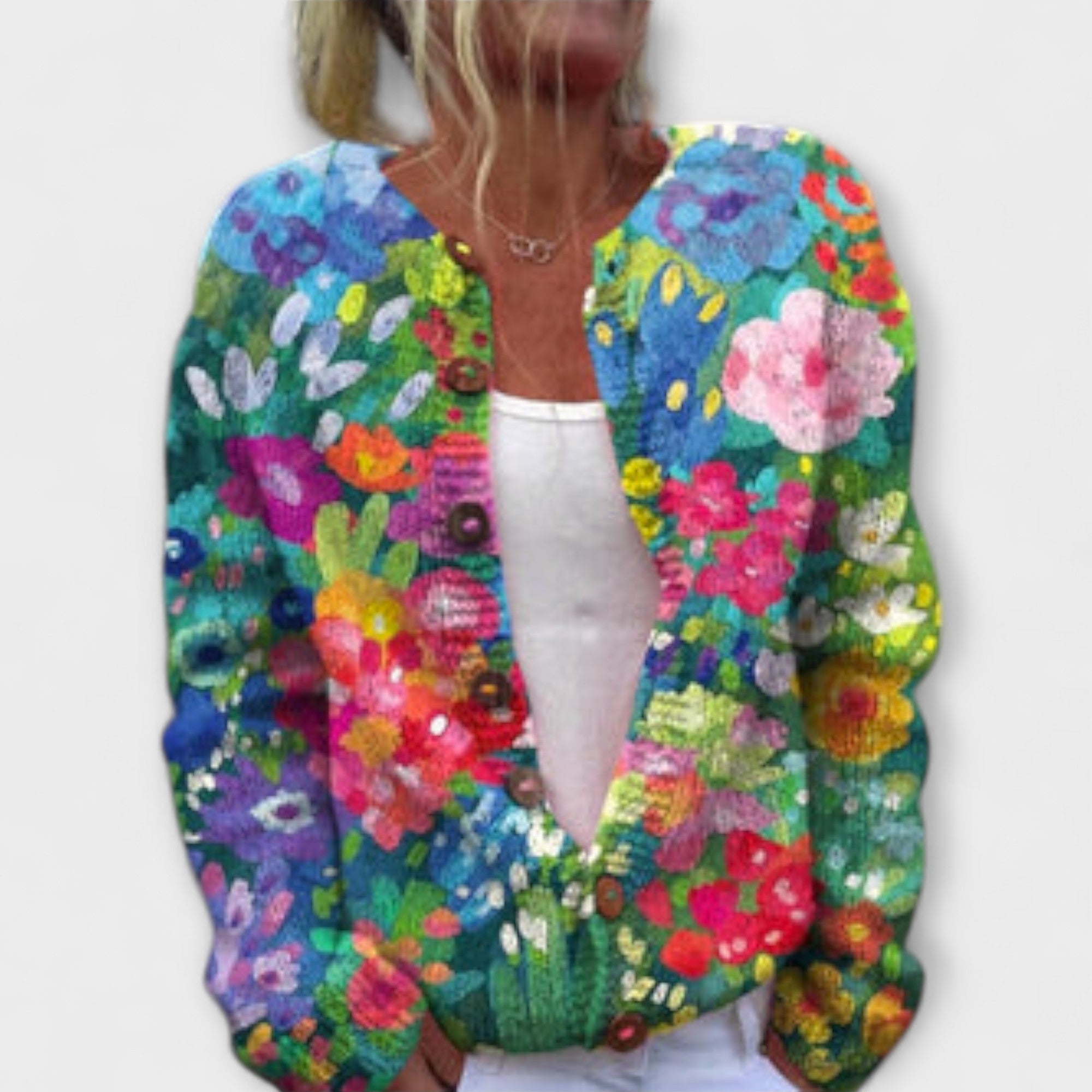 Kristin | cardigan floreale da donna per tutti i giorni — 1