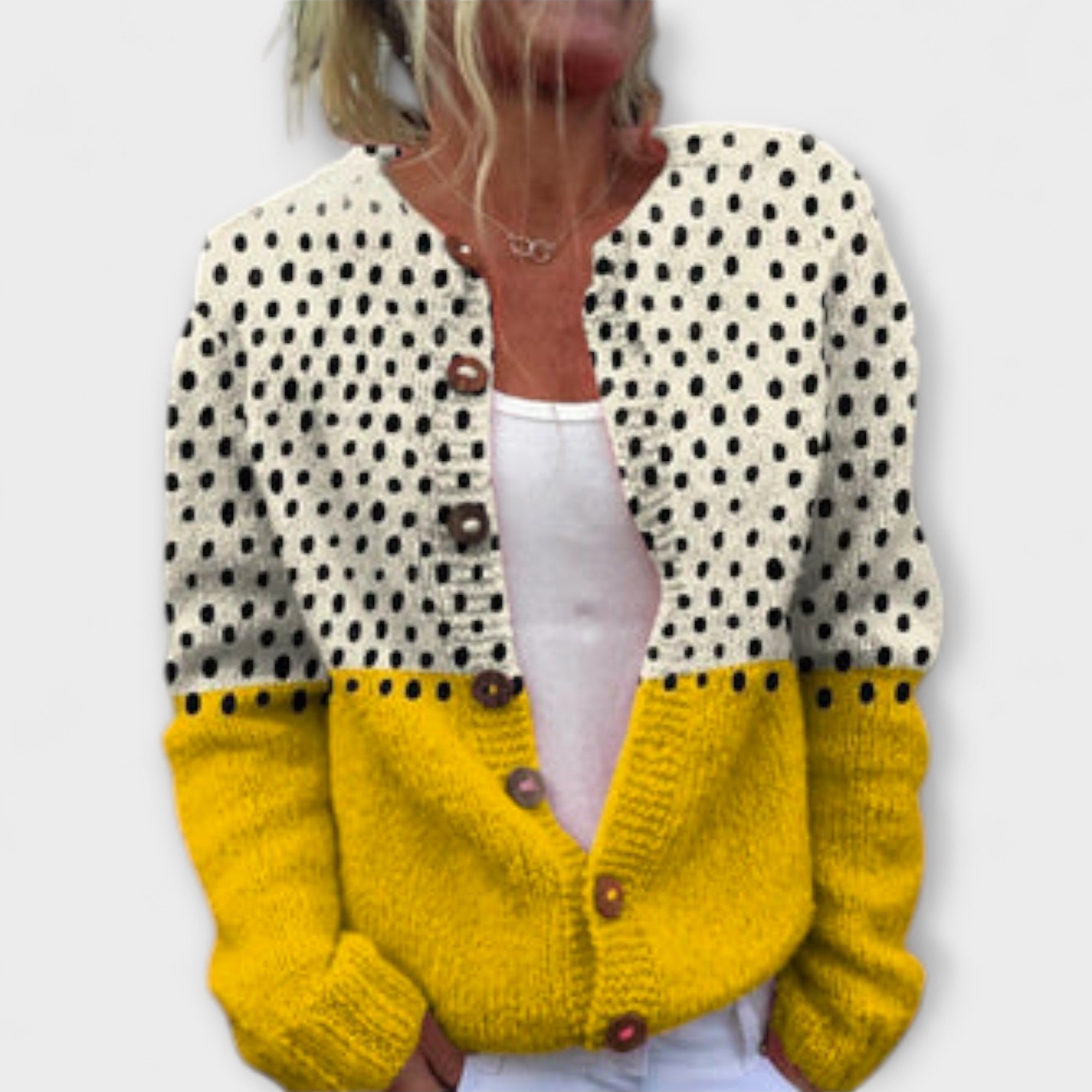 Rike | Cardigan floreale casual — 1