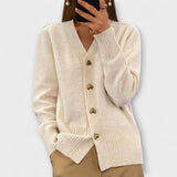 Anne | Maglia da donna con scollo a V dal look vintage — 3