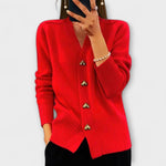 Anne | Maglia da donna con scollo a V dal look vintage — 5