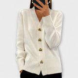 Anne | Maglia da donna con scollo a V dal look vintage — 7