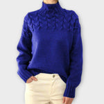 Antonia | Maglione da donna con dettaglio in maglia a trecce — 3