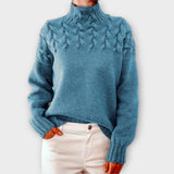 Antonia | Maglione da donna con dettaglio in maglia a trecce — 4