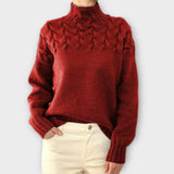 Antonia | Maglione da donna con dettaglio in maglia a trecce — 6