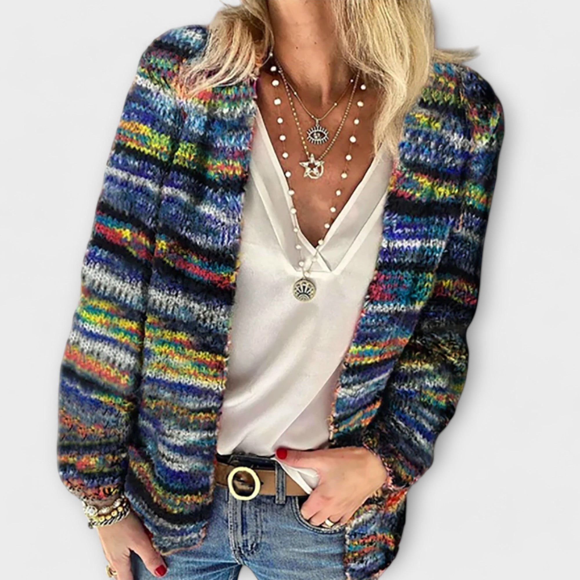 Heike | Cardigan vivace e accogliente — 2