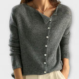 Alice | Maglia basic con maniche lunghe e bottoni — 1