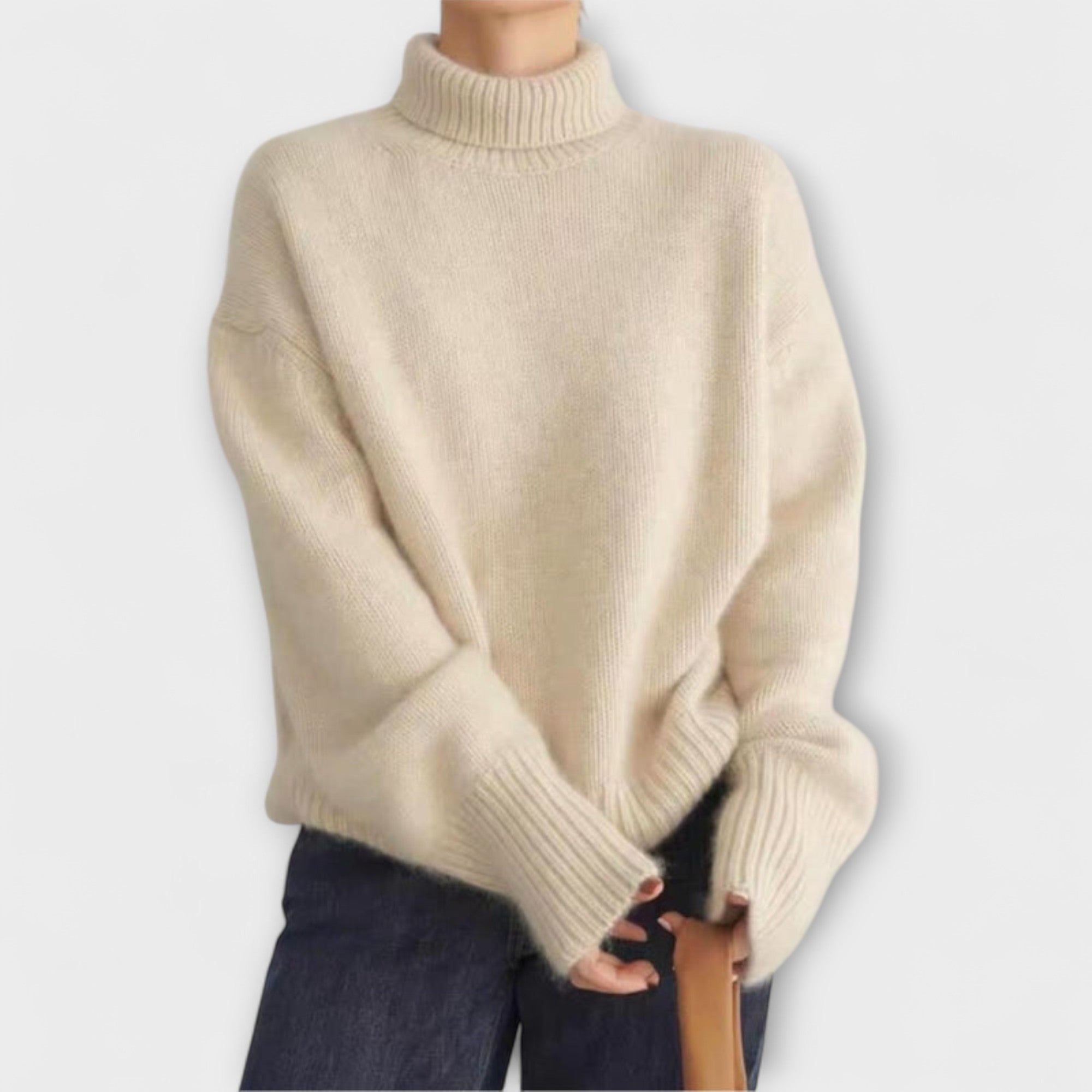Yasmin | Maglia dolcevita da donna in cashmere — 2