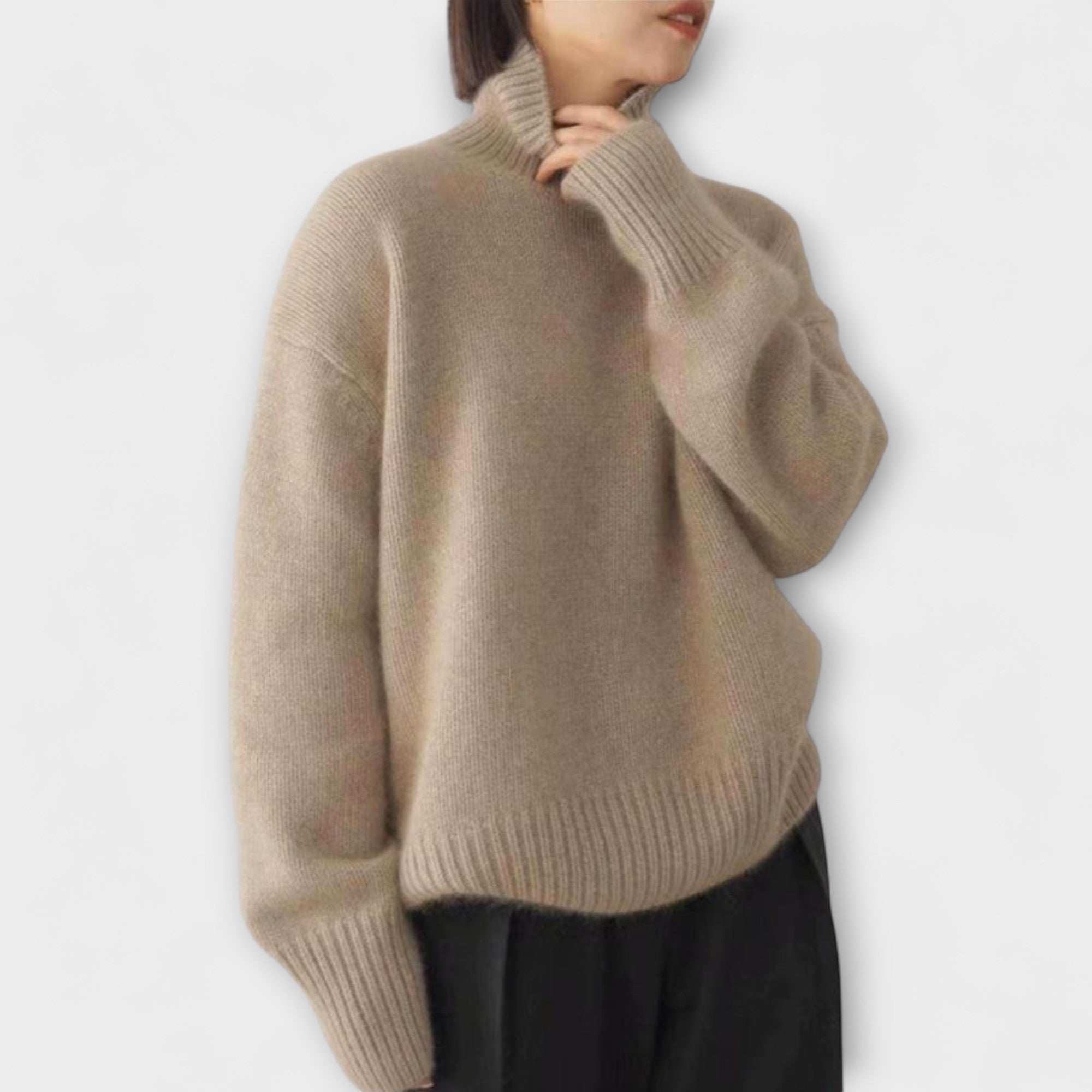 Yasmin | Maglia dolcevita da donna in cashmere — 4