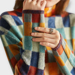 Britta | Maglione dolcevita patchwork — 3